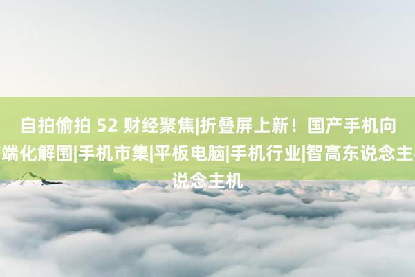 自拍偷拍 52 财经聚焦|折叠屏上新！国产手机向高端化解围|手机市集|平板电脑|手机行业|智高东说念主机