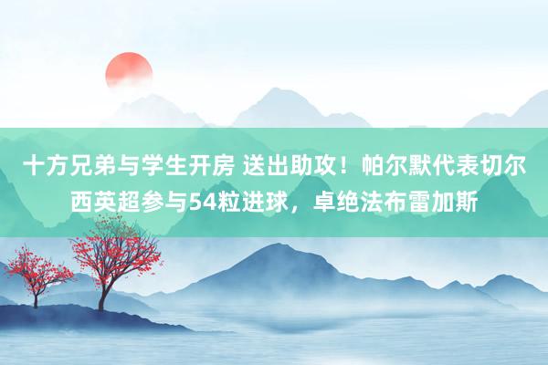 十方兄弟与学生开房 送出助攻！帕尔默代表切尔西英超参与54粒进球，卓绝法布雷加斯
